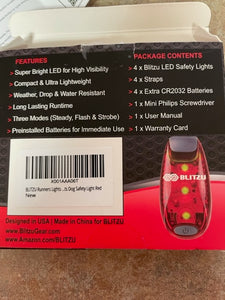 Back of packaging describing features and package contents.