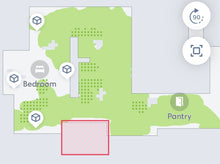 Load image into Gallery viewer, A map of the space that the Roomba covers.

