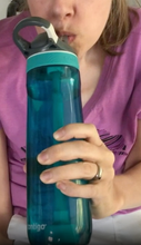 Load image into Gallery viewer, Photo of a person drinking from the water bottle.
