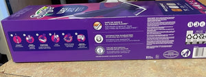 The side of the Swiffer box, which shows set-up steps, says that the product is safe on wood and all finished floors (with a few exclusions) and gives other fine-print detail. 